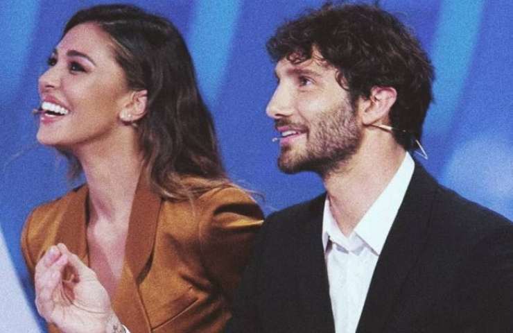 Belen Rodriguez e Stefano De Martino in tv