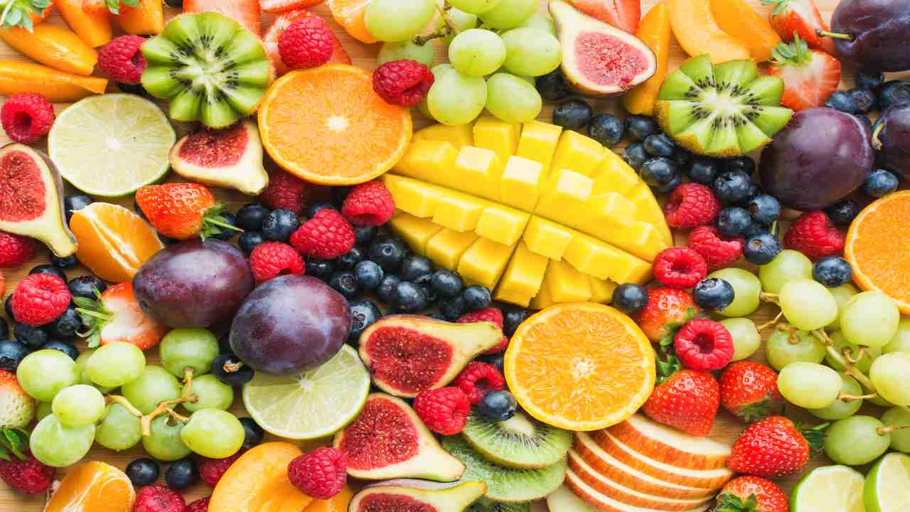 5 frutti pochi zuccheri