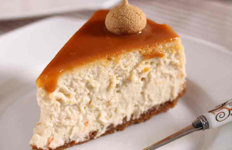 Cheescake al caramello salato la ricetta