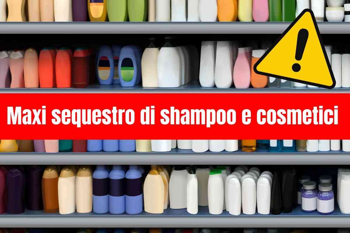 sequestro prodotti cosmetici tossici provincia Cosenza