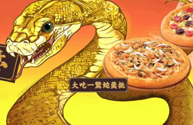 pizza gusto serpente Hong Kong Pizza Hut