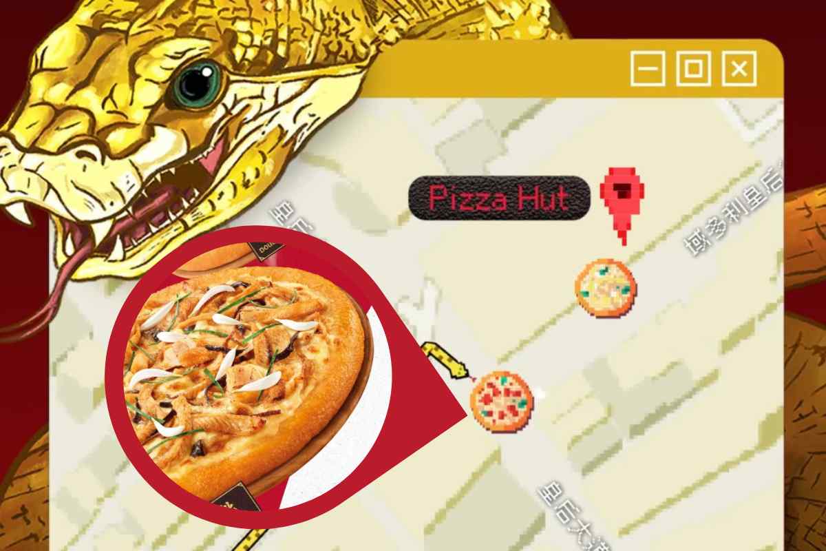 pizza gusto serpente Hong Kong Pizza Hut