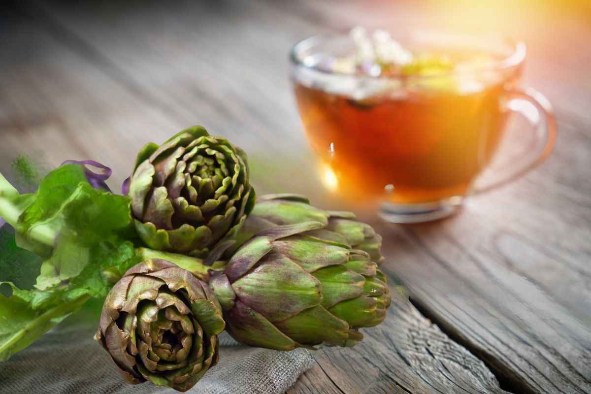 Infuso naturale con carciofo